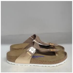 Birkenstock Gizeh BS Metallic Copper Sandals Size 7 Regular